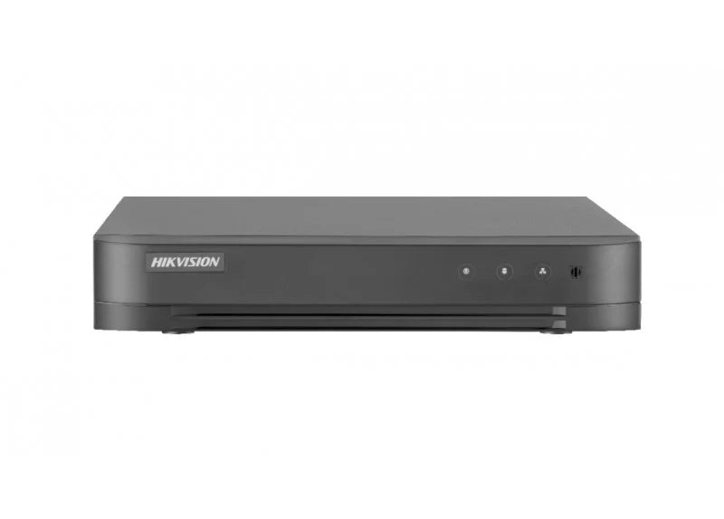 DVR RACK 1U ACUSENSE 4 CANALES / H.265 Pro+ / FACE RECOGNITION 2–CH / PERIMETER 4–CH / IP VIDEO 4–8 CH - iDS-7204HUHI-M1/XT