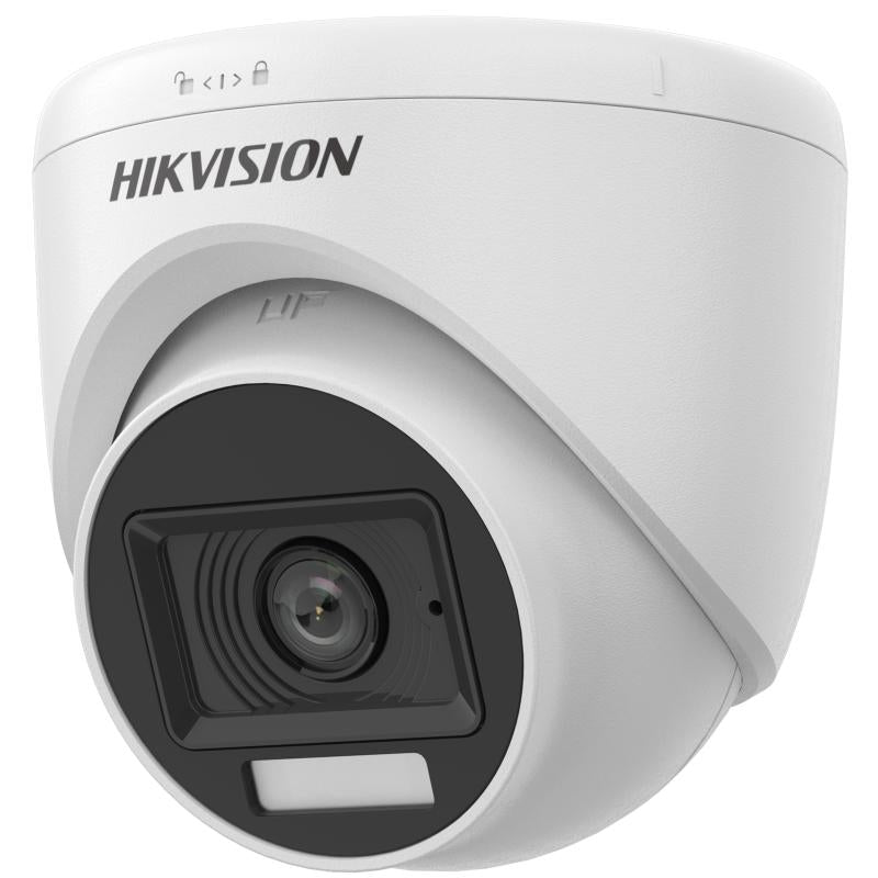 DS-2CE76K0T-LPFS(2.8mm) - CAMARA TURBO TURRET 3K HIBRIDA B/N - Color VU 20M 0.01LUX  IR 20M PLASTICO HIKVISION AUDIO COAXIAL