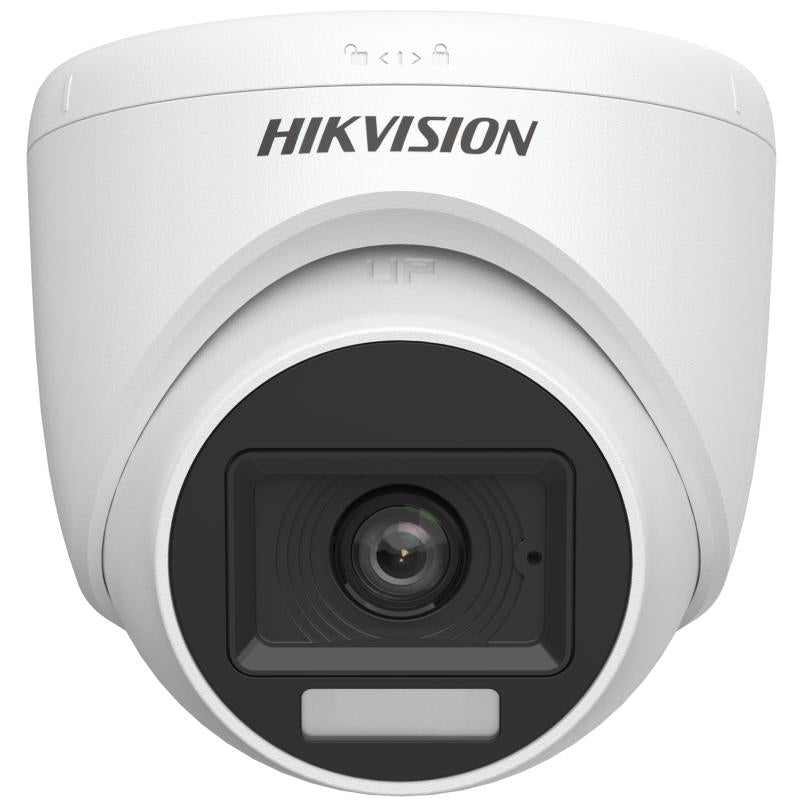 DS-2CE76K0T-LPFS(2.8mm) - CAMARA TURBO TURRET 3K HIBRIDA B/N - Color VU 20M 0.01LUX  IR 20M PLASTICO HIKVISION AUDIO COAXIAL