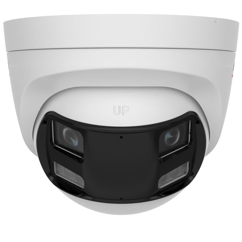 CÁMARA DOMO DUAL‑LENS 180° 3 K COLORVU / SMART HYBRID LIGHT / WDR 130 DB / IR+BLANCO 40 M / MICRÓFONO / IP67 - DS-2CE72KF3TP-DLS