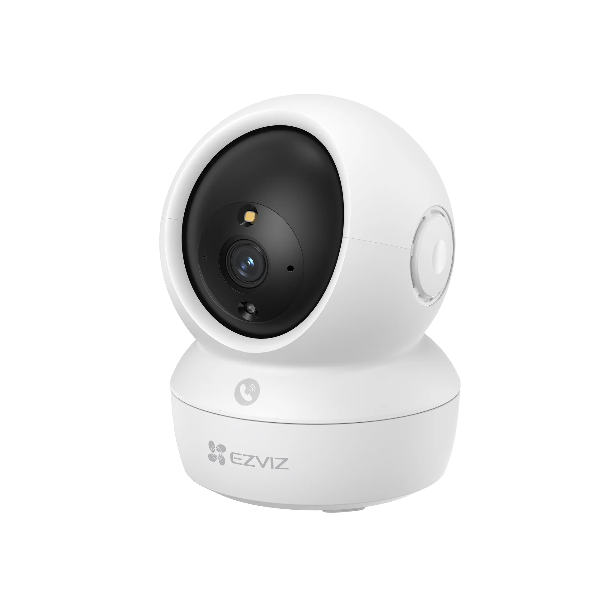 CAMARA HOGAR  WIFI 3MP WIFI 360° ALARMA  10mIR AUDIO BIDIRECCIONAL  SEGUIMIENTO INTELIGENTE PUERTO DE RED SLOT MICRO SD 512 GB, BOTON DE LLAMADAS, VISION NOCTURNA A COLOR EZVIZ - H6C PRO