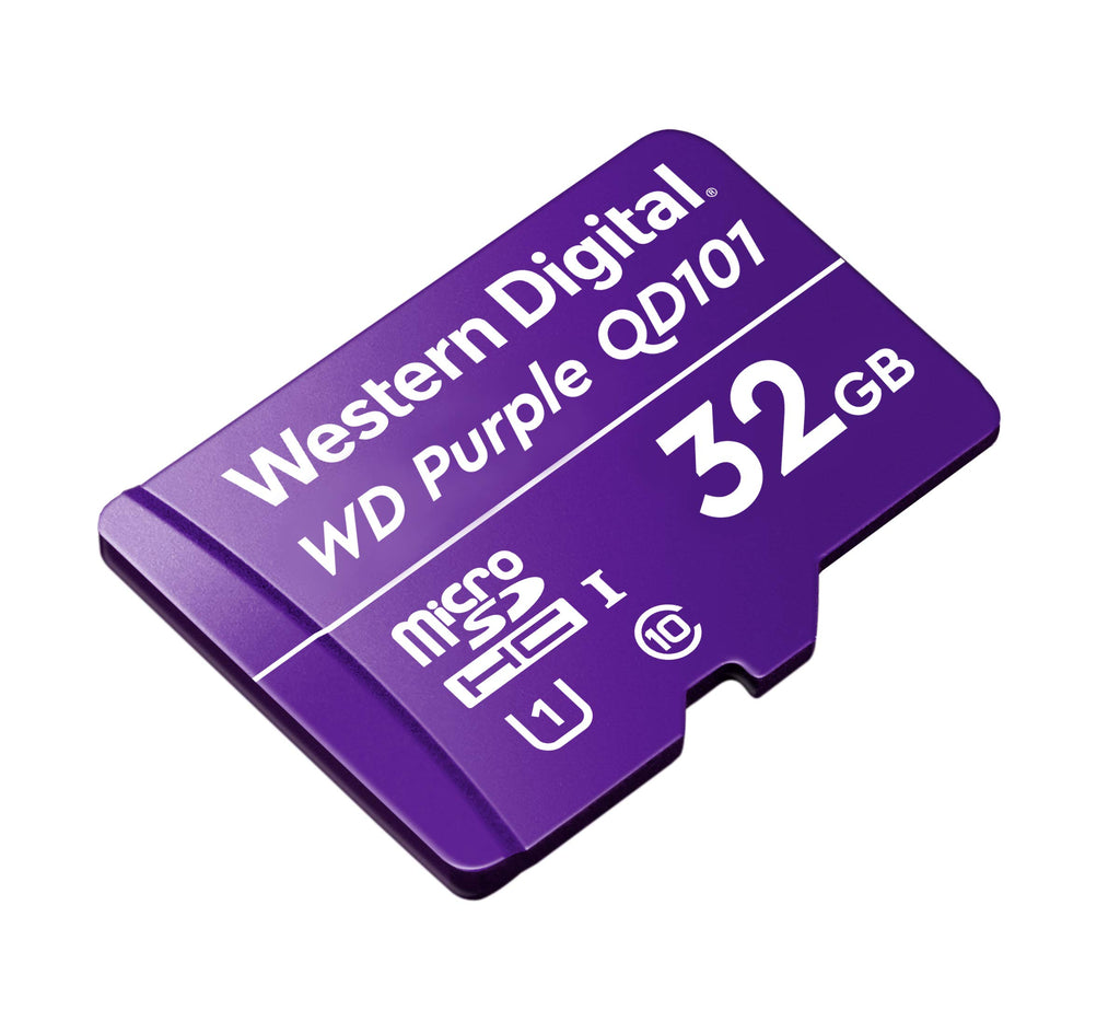 WDD032G1P0C MICROSD WD PURPLE CLASE 10 32GB PARA VIDEOVIGILANCIA