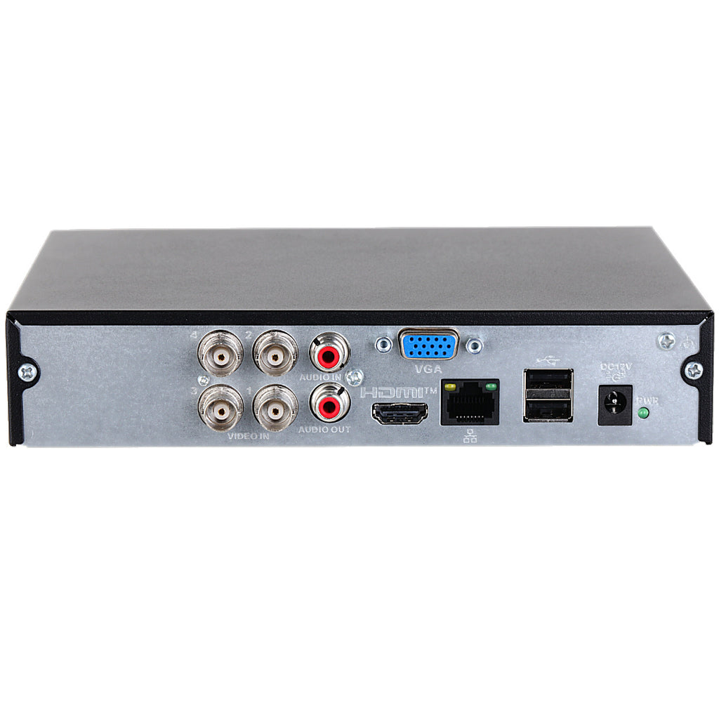 XVR 4CH + 1CH IP AUDIO BIDIRECCIONAL 1080@30FPS SALIDA HDMIX1/VGAX1 SATA H.265+ AI CODING SMDPLUS