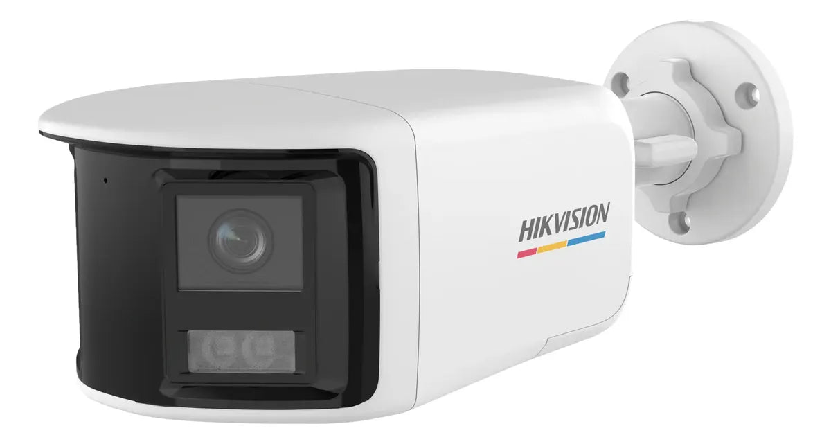 DS-2CE12KF3TP-DLS - CÁMARA BALA DUAL‑LENS 180° 3 K COLORVU / SMART HYBRID LIGHT / WDR 130 DB / IR+BLANCO 40 M / MICRÓFONO / IP67