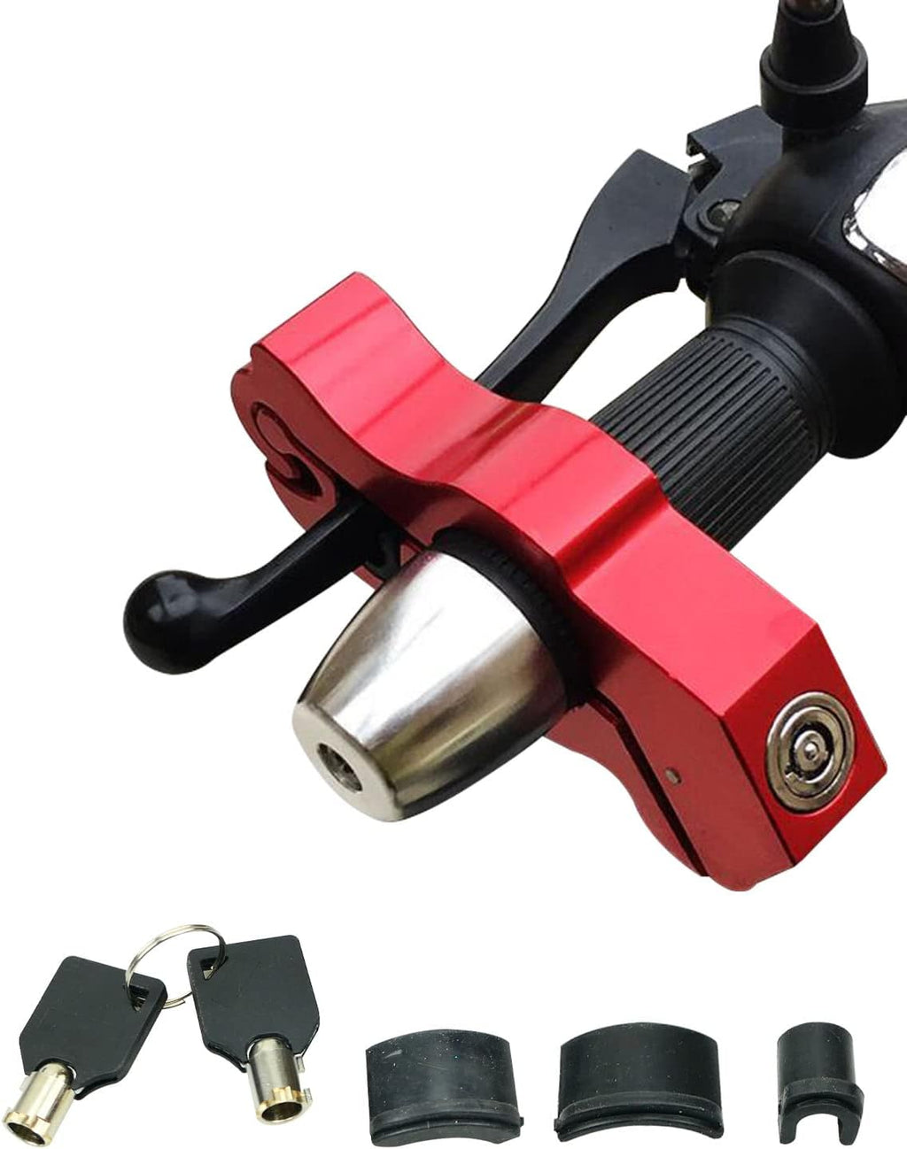 Bloqueo de Manillar para Moto – Antirrobo Visible y Efectivo (Azul, Negro, Rojo, Dorado)