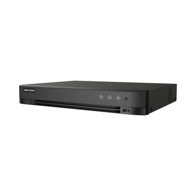 DVR RACK 1U ACUSENSE 4 CANALES / H.265 Pro+ / FACE RECOGNITION 2–CH / PERIMETER 4–CH / IP VIDEO 4–8 CH - iDS-7204HUHI-M1/XT