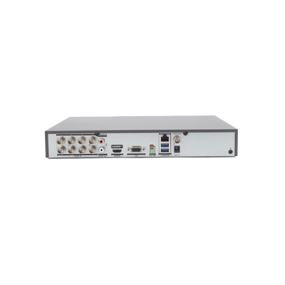 DVR RACK 1U ACUSENSE 8 CANALES / H.265 Pro+ / FACE RECOGNITION 4–CH / PERIMETER 8–CH / IP VIDEO 8–16 CH - iDS-7208HUHI-M1/X(STD)