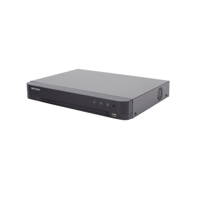 DVR RACK 1U ACUSENSE 8 CANALES / H.265 Pro+ / FACE RECOGNITION 4–CH / PERIMETER 8–CH / IP VIDEO 8–16 CH - iDS-7208HUHI-M1/X(STD)