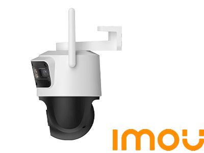 IPC-S7UN-11M0WED-IMOU - CAMARA IP/PT 11MP CRUISER TRIPLE (2 LENTES FIJOS 3MP 3.6MM/1 LENTE PT 5MP 6MM) H.265, SMART FULL COLOR, WIFI 6 2.4GHZ, SMART TRACKING, LUCES ADVERTENCIA, AUDIO 2VIAS, ALGO PLAY, MODO AOR, IP66