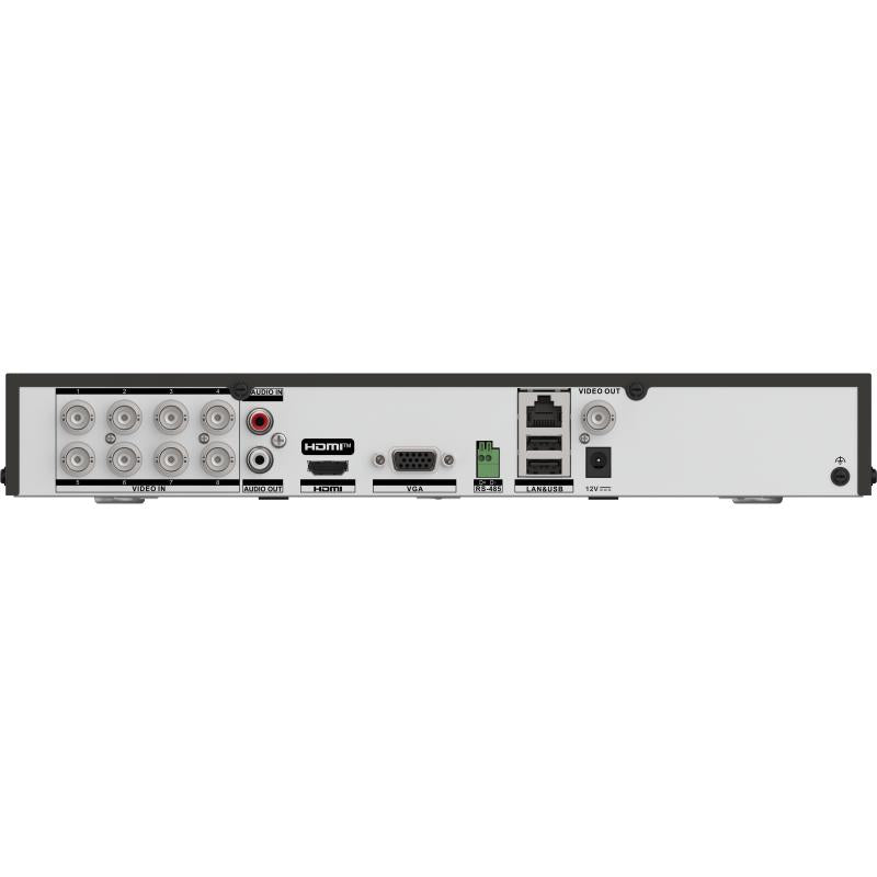 DVR RACK 1U ACUSENSE 8 CANALES / H.265 Pro+ / FACE RECOGNITION 4–CH / PERIMETER 8–CH / IP VIDEO 8–16 CH - iDS-7208HUHI-M1/XT