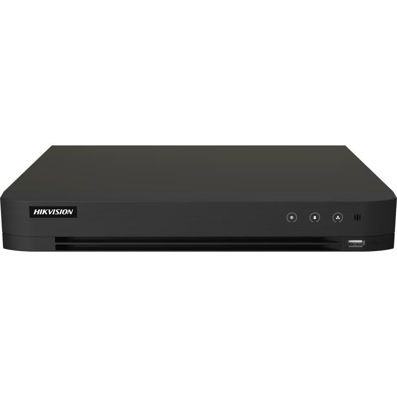 DVR HIKVISION DE 4 CANALES PARA CÁMARAS DE HASTA 2 MP CON 2 CANALES ACUSENSE. ADMITE CANALES UNIVERSALES (HD-TVI AHD, HD-CVI, CVBS E IP). - iDS-7204HQHI-M1/XT(STD)