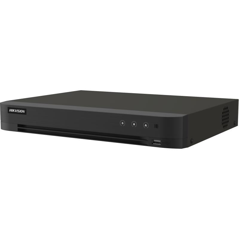 DVR HIKVISION DE 4 CANALES PARA CÁMARAS DE HASTA 2 MP CON 2 CANALES ACUSENSE. ADMITE CANALES UNIVERSALES (HD-TVI AHD, HD-CVI, CVBS E IP). - iDS-7204HQHI-M1/XT(STD)