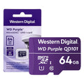 WDD064G1P0C MICROSD WD PURPLE CLASE 10 64GB PARA VIDEOVIGILANCIA