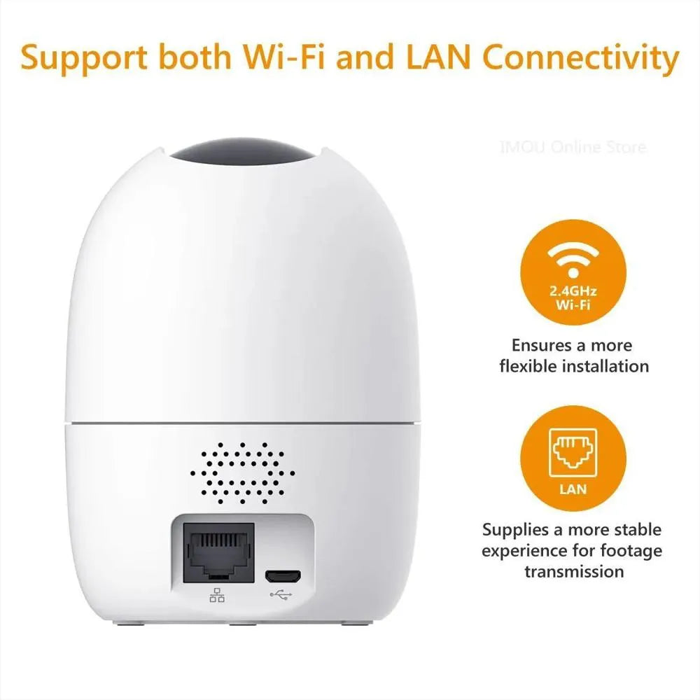 IPC-S2EN-3R1S-IMOU - CAMARA IP RANGER 2 3MP/2K LENTE 3,6MM, 25FPS, H.265, WIFI 6 2.4GHZ, DETECCION MOVIMIENTO, PRESET, AUDIO 2VIAS FUENTE TIPO