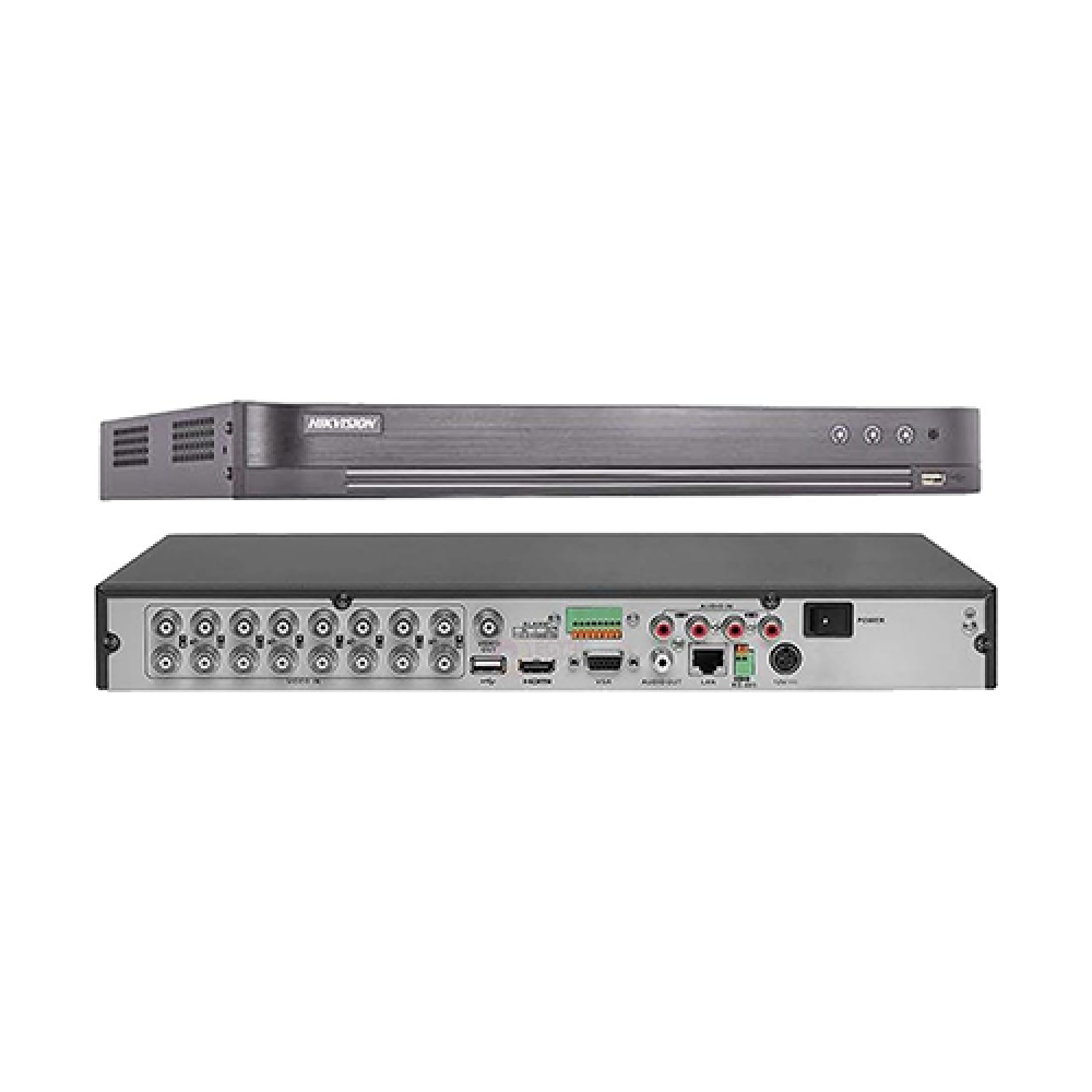 DVR Hikvision AcuSense 16 Canales Turbo HD iDS-7216HUHI-M2/XT H.265 Pro+