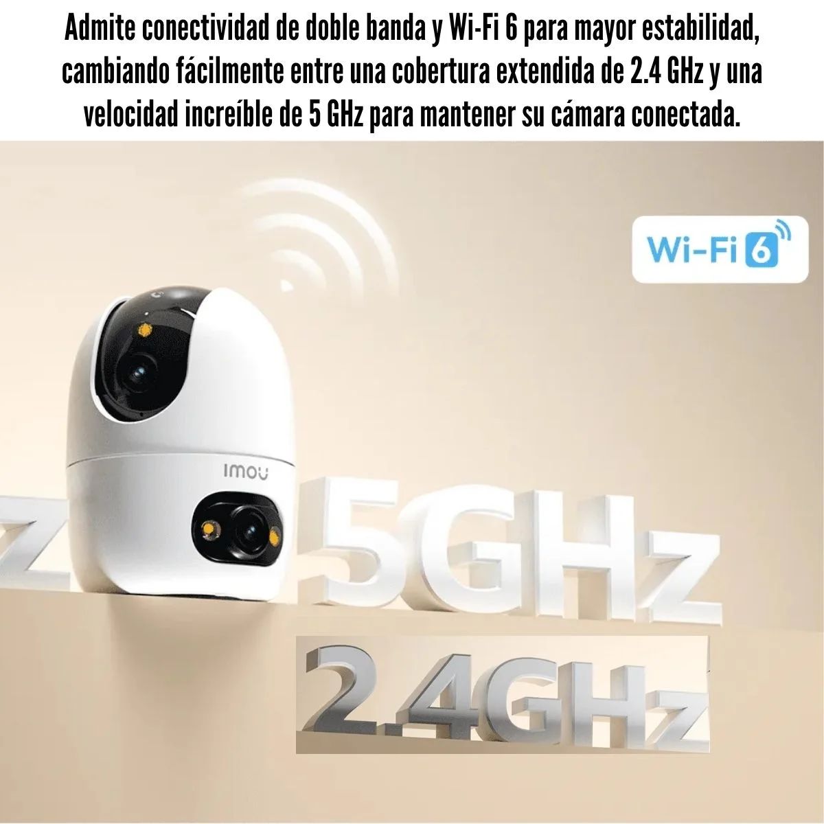 IPC-S20EN-10M0S-IMOU - CAMARA IP/PT RANGER 2 DUAL 10MP (5MP LENTE FIJO/5MP LENTE PT) LENTE 3.6MM, H.265, SMART FULL COLOR, WIFI 6 2.4GHZ/5GHZ, DETEC. PERSONAS, MASCOTAS, BOTON LLAMADA, PRESET, AUDIO 2VIAS, FUENTE TIPO C